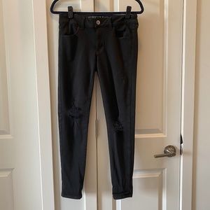 AE Black Jeggings